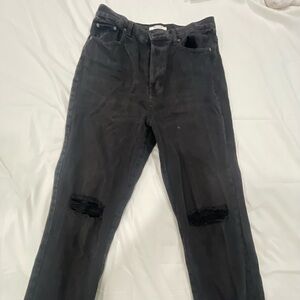 Black Pacsun dad jeans